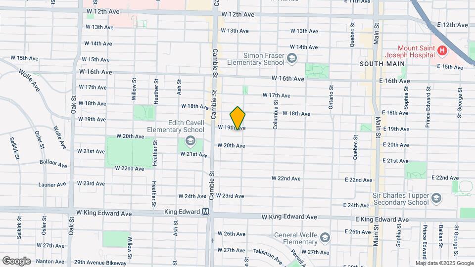 420 W 19th Ave Map and Location Details