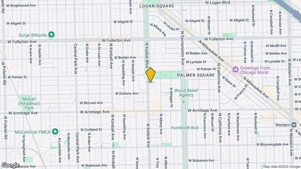 3127 W Palmer Blvd Map and Location Details
