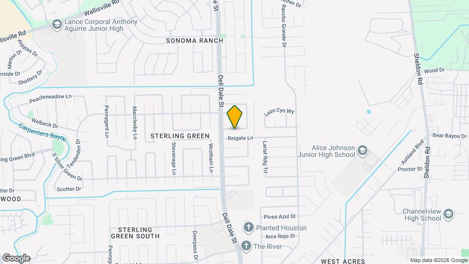 15322 Bedford Glen Dr Map and Location Details