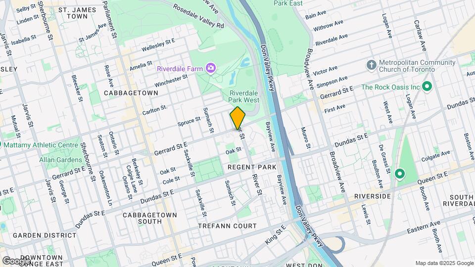 473-479 Gerrard St E Map and Location Details