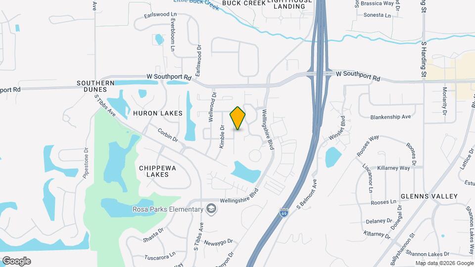 7215 Parklake Pl Mapa y Detalles de la Ubicación