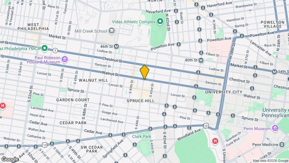 4324 Walnut St, Unit 3Rr Map and Location Details