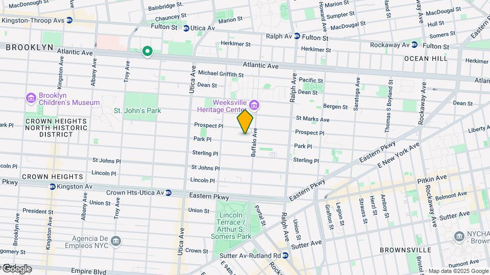 1551 Park Pl Map and Location Details