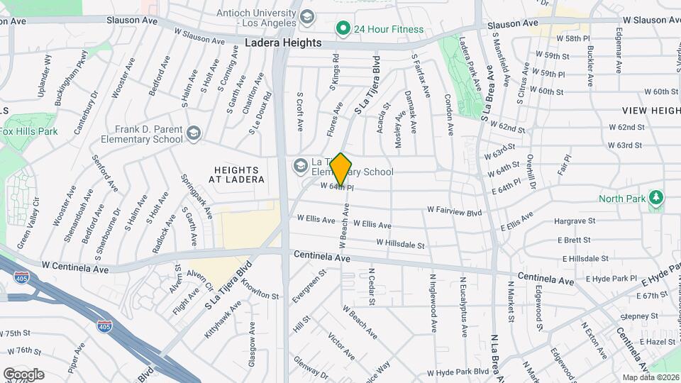 504 W 64th Pl Map and Location Details