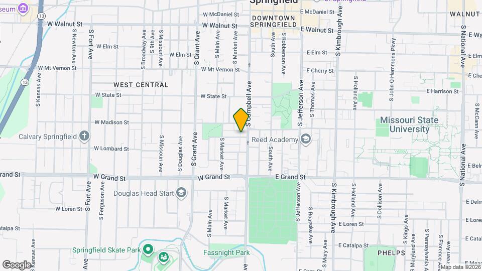 411 W Page St Map and Location Details