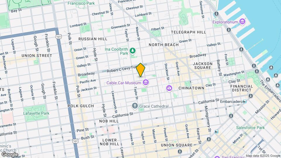1036 Jackson St Map and Location Details