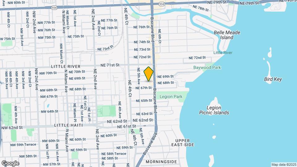 560 NE 68th St Map and Location Details