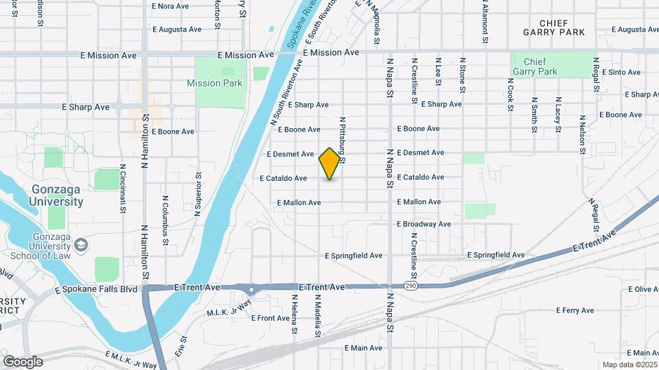 1712 E Cataldo Ave, Unit 1716 Map and Location Details
