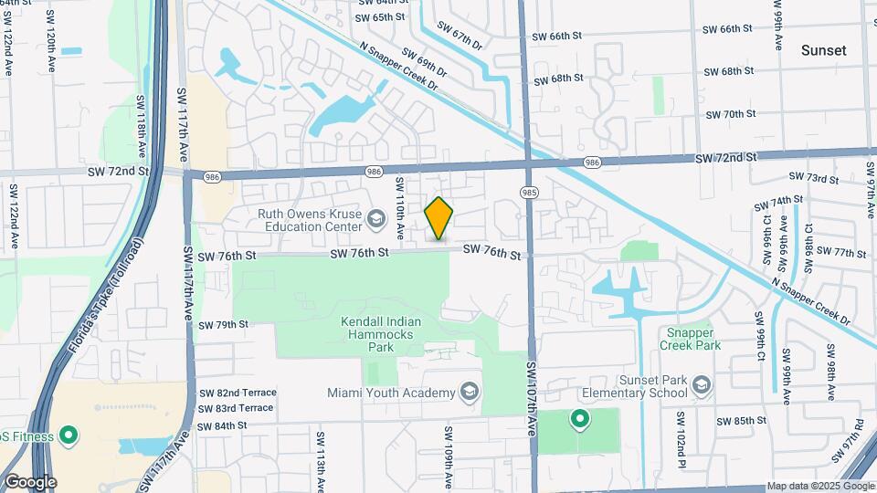 10916 SW 75th Ter Map and Location Details
