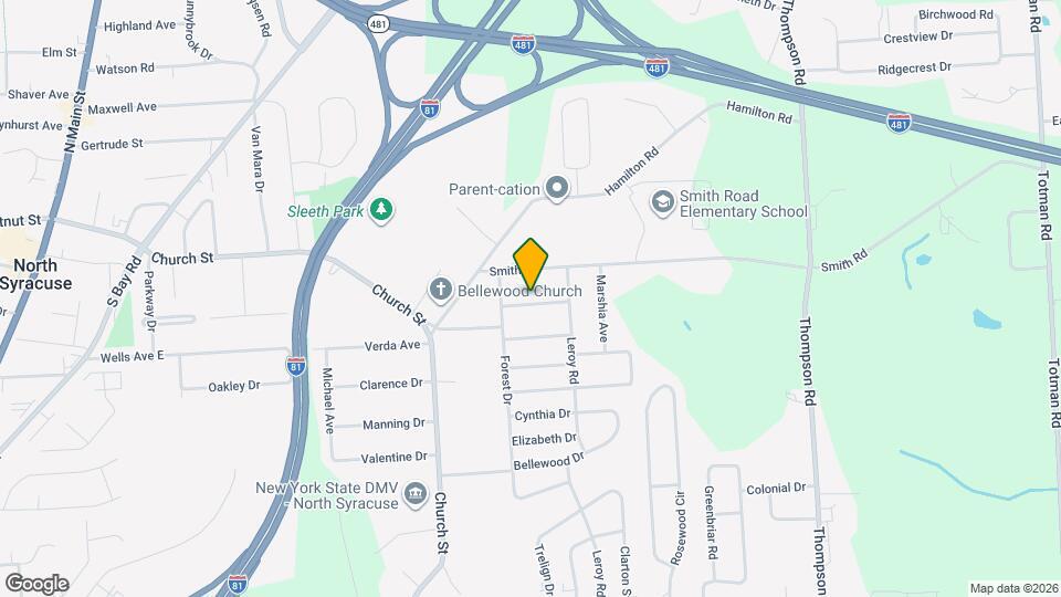 107 Stephen Pl Mapa y Detalles de la Ubicación