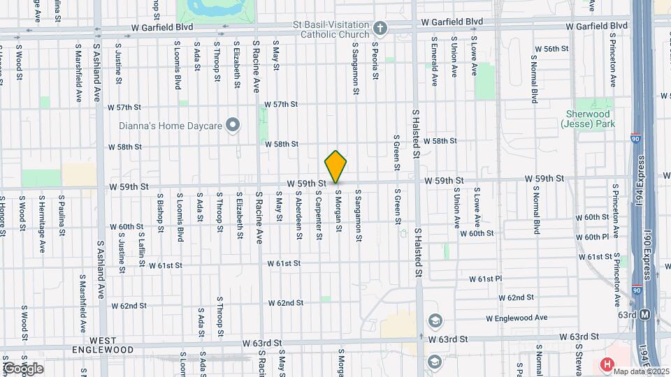 1001 W 59th St Map and Location Details