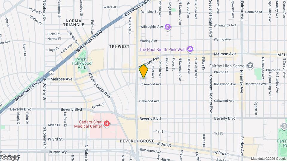 515 N Alfred St Map and Location Details