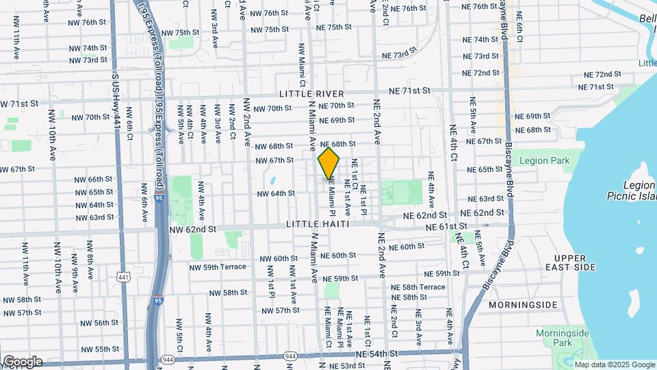 36 NE 64th Terrace Map and Location Details