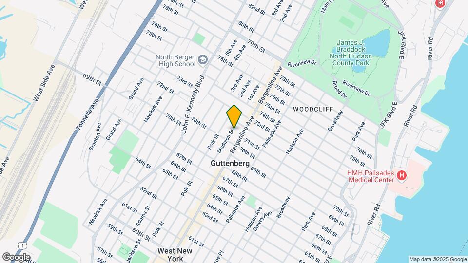 7016-7018 Madison St Mapa y Detalles de la Ubicación