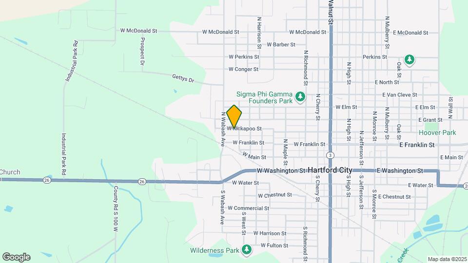 1003 W Kickapoo St Map and Location Details