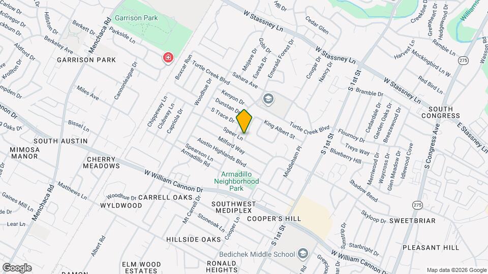 1010 Speer Ln Map and Location Details