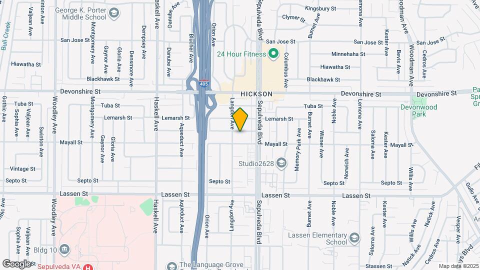 15440 Romar St Map and Location Details