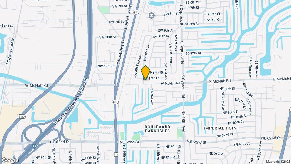395 SW 15th St Map and Location Details