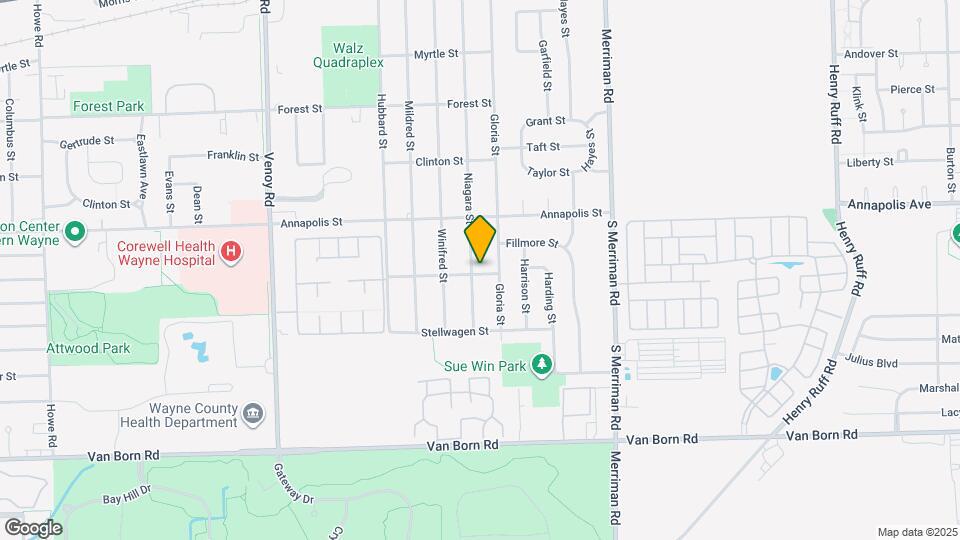 4863 Niagara St Map and Location Details