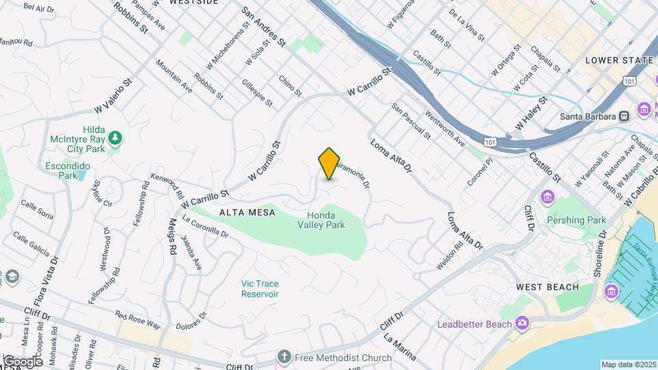 868 Highland Dr Map and Location Details