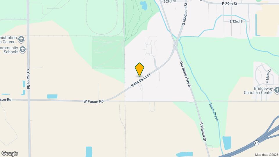 4609 S Madison St Map and Location Details