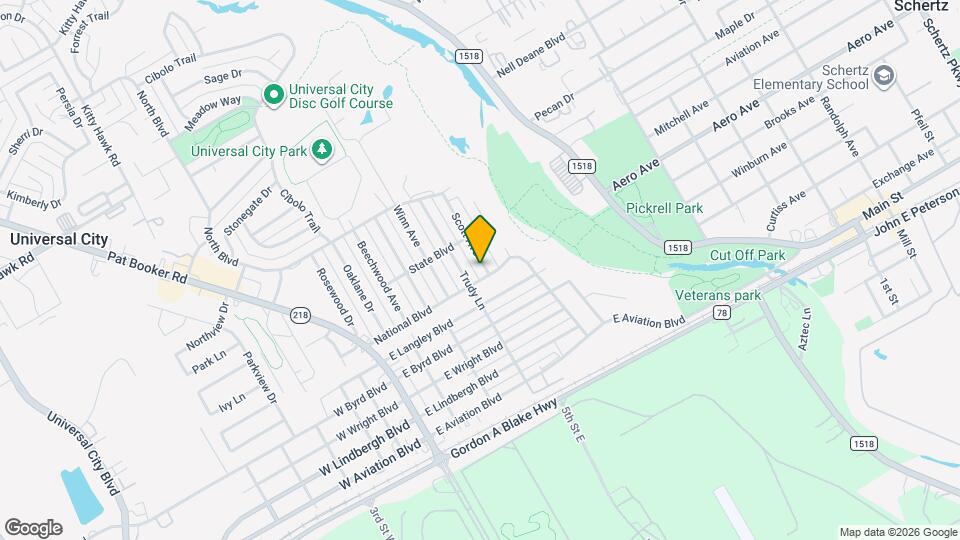 221 Scott Ave Map and Location Details