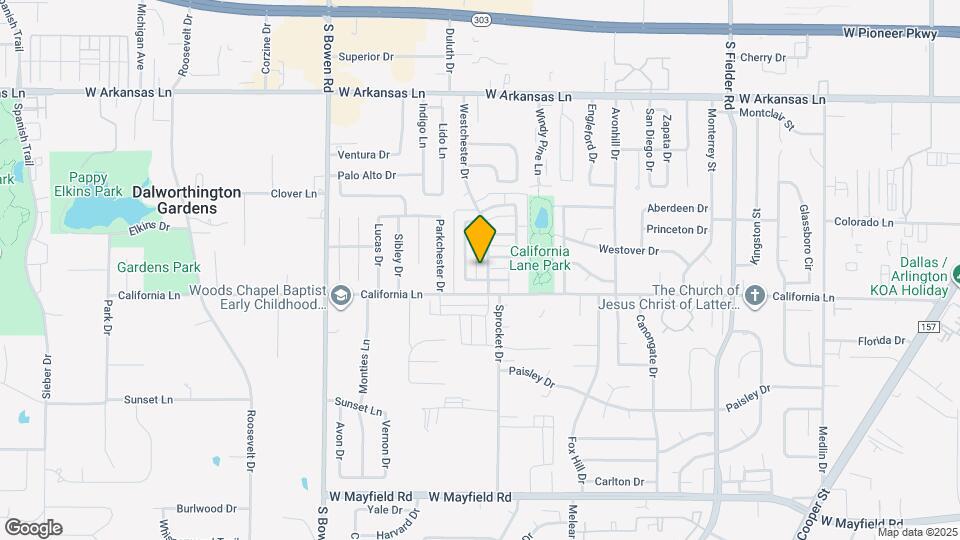 2728 Westchester Dr Map and Location Details