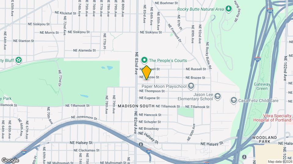 8311 NE Sacramento St Mapa y Detalles de la Ubicación