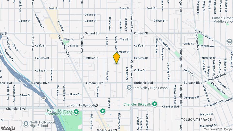 5722 Fulcher Ave Map and Location Details