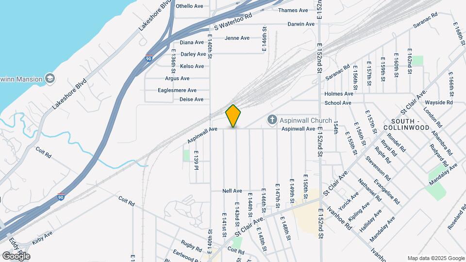 14118 Aspinwall Ave Map and Location Details
