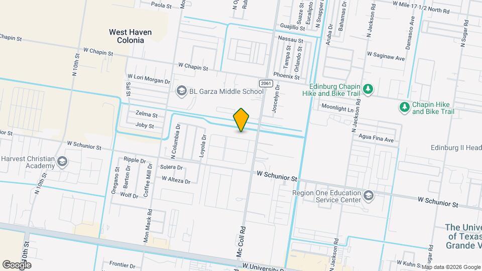 2923 W Driftwood St Map and Location Details