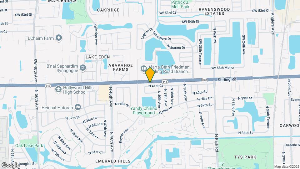 4051 N 41st Ct Map and Location Details