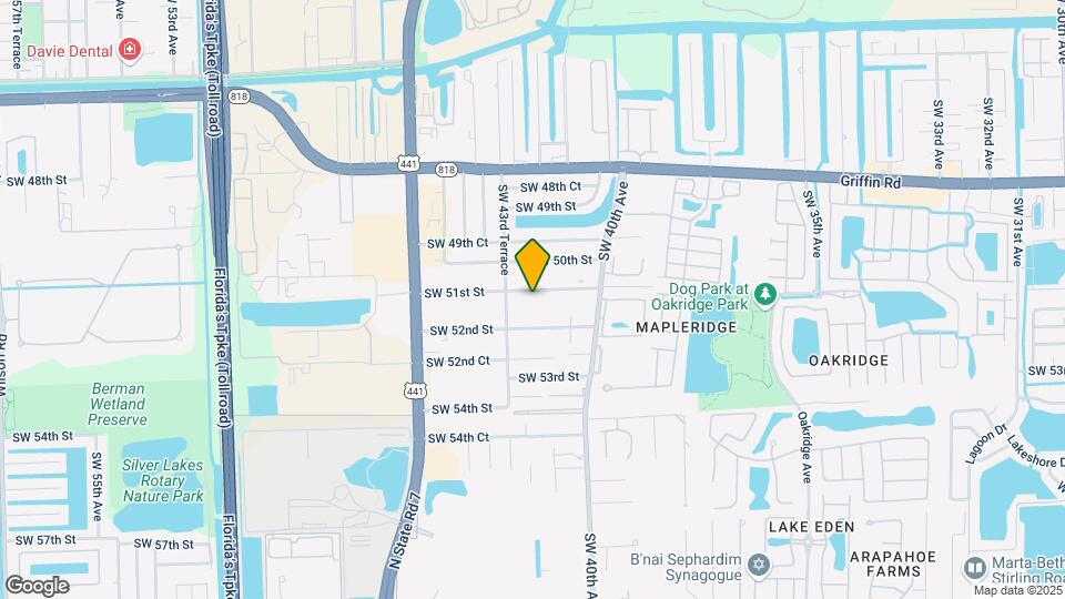 4210 SW 51st St Map and Location Details