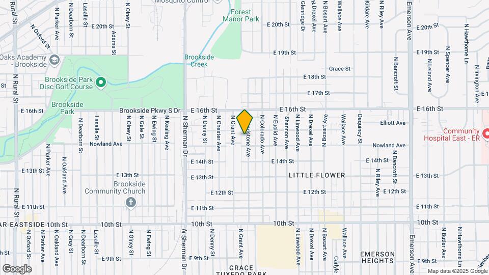 1450 N Gladstone Ave Map and Location Details