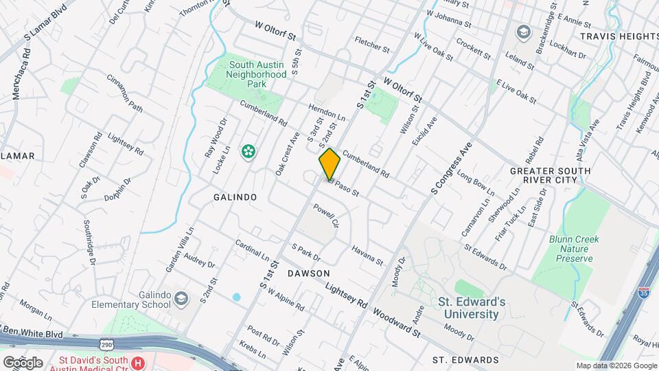 515 El Paso St Map and Location Details