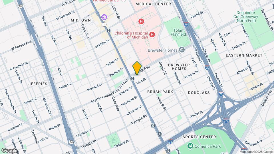 City Club Apartments Midtown Map and Location Details
