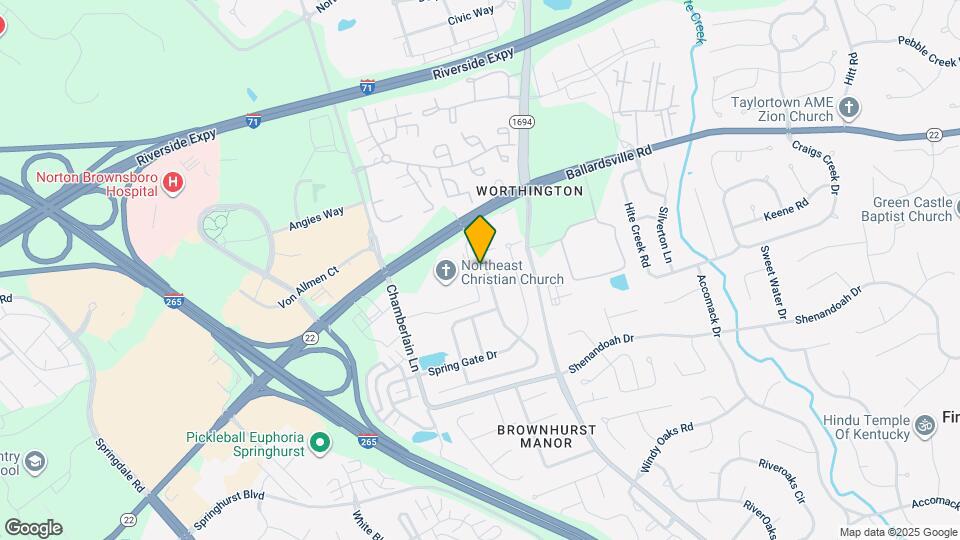 4326 Brownsboro Glen Rd Map and Location Details