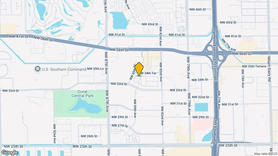 Oasis Park Square at Doral Map and Location Details
