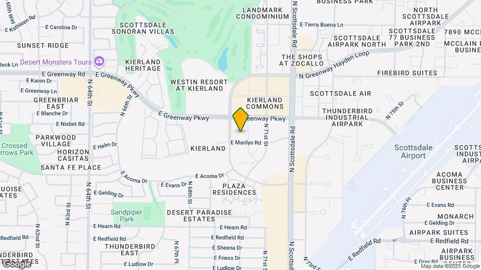Modera Kierland Mapa y Detalles de la Ubicación