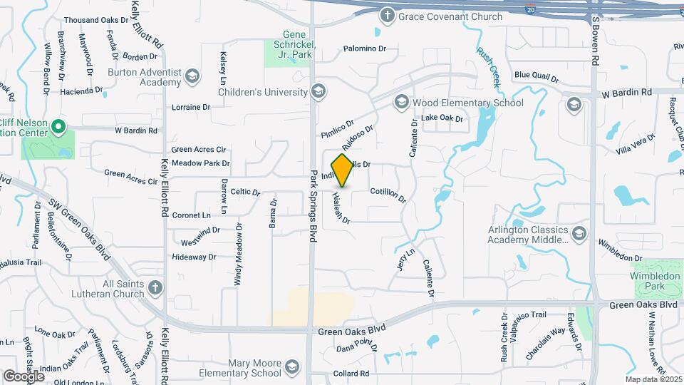 3611 Hialeah Dr Map and Location Details