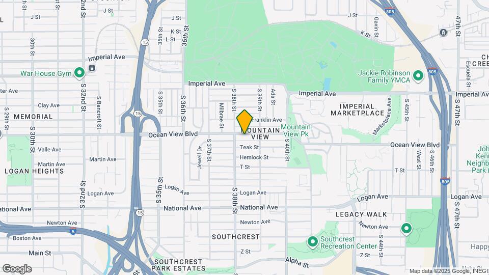 3835 Ocean View Blvd Map and Location Details