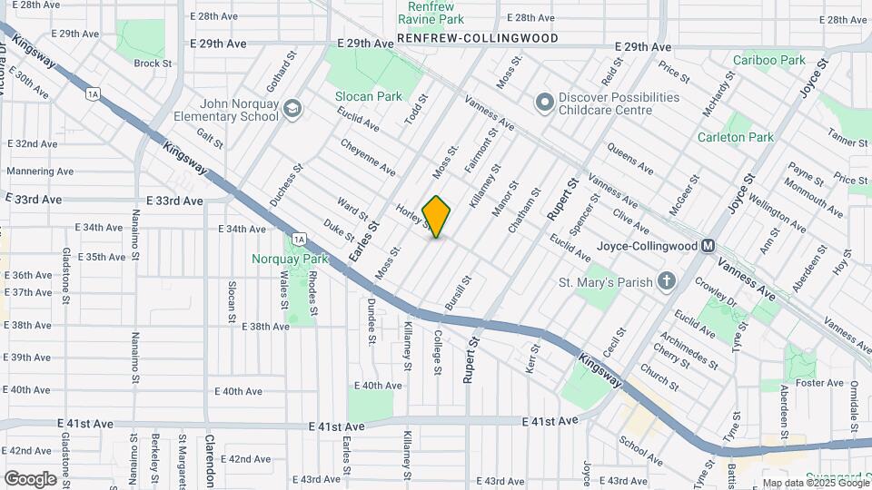 5120 Fairmont St Map and Location Details