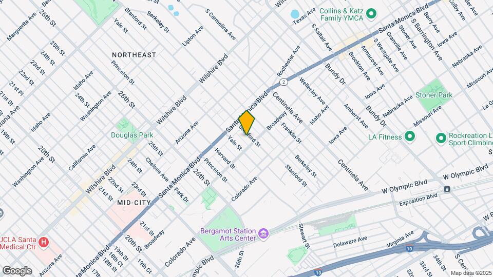 1442 Stanford St Map and Location Details