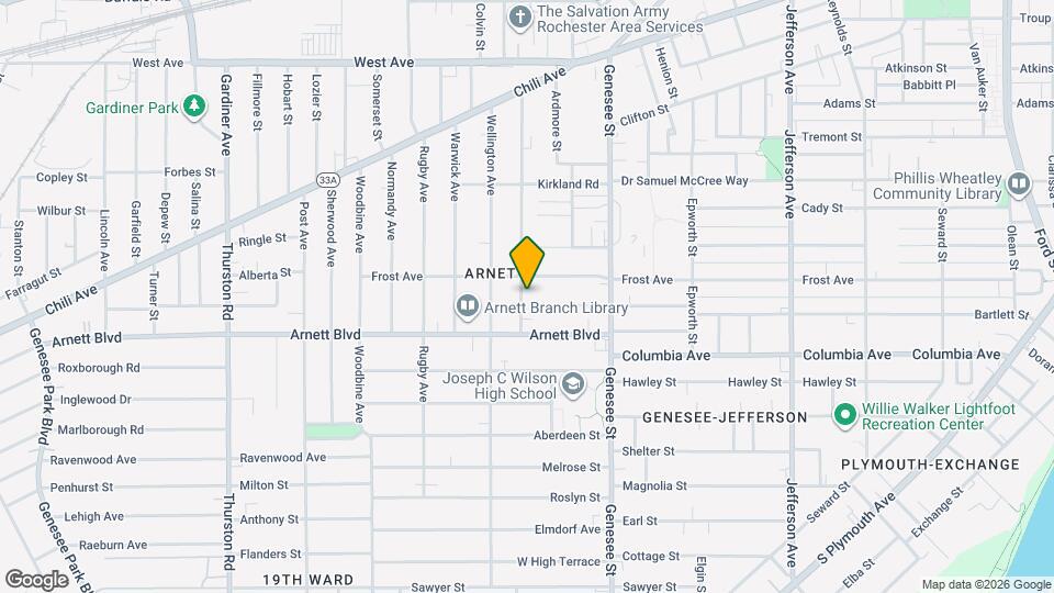 286 Kenwood Ave Map and Location Details