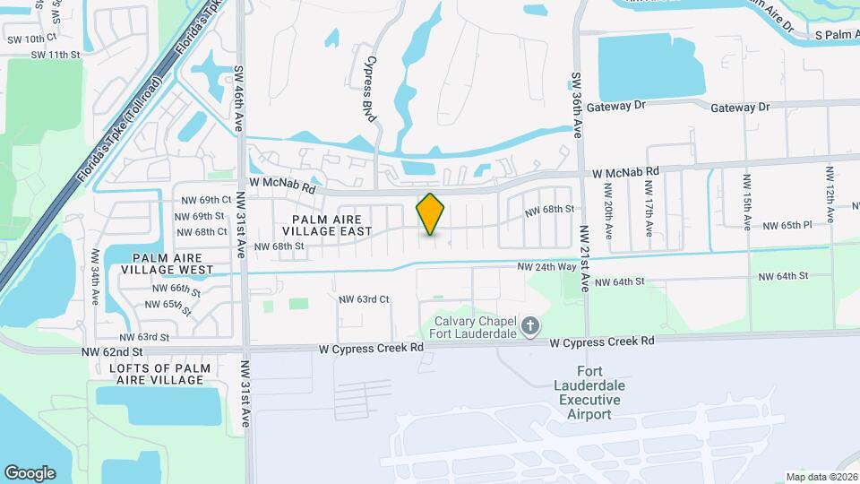 6731 NW 26th Way Map and Location Details