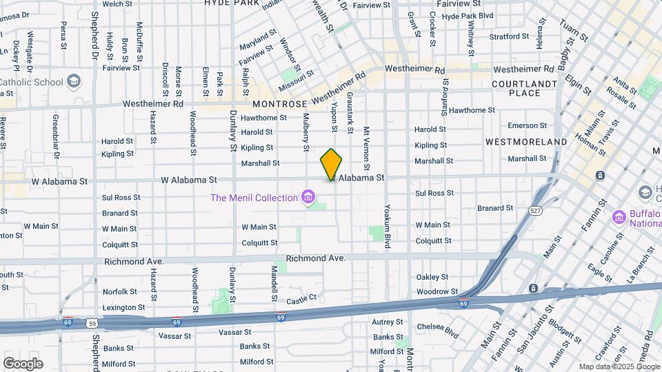 1407 W Alabama St Mapa y Detalles de la Ubicación