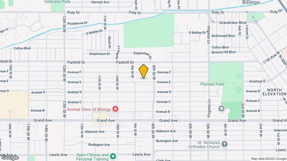 827 Avenue E Map and Location Details