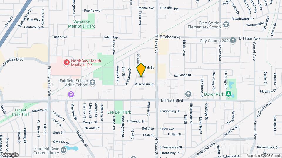 1719 Fillmore St Map and Location Details
