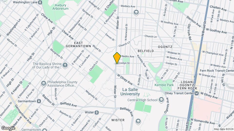 5749 E Wister St Map and Location Details