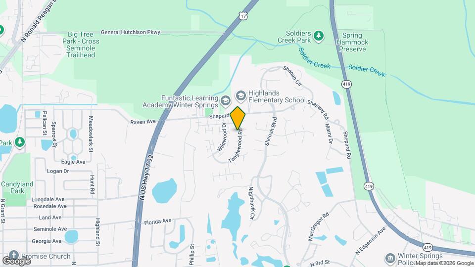 709 Heather Ln Map and Location Details